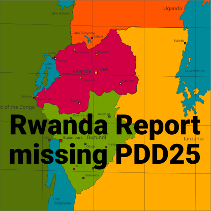 Rwanda report: missing PDD25